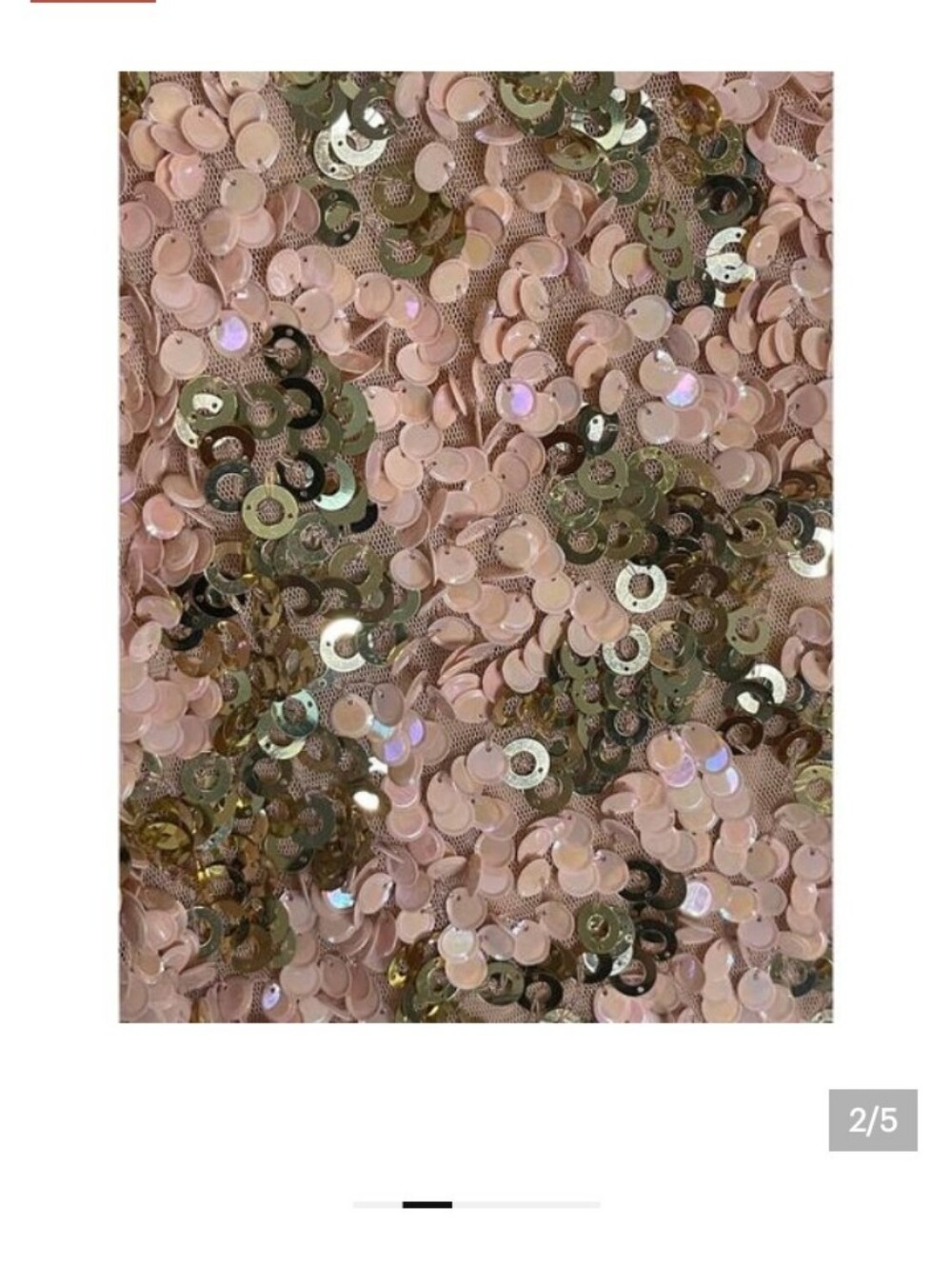 Revolve Sample Pencil Bling Party Sequin Mini Skirt Pink and Gold Size Small - Picture 2 of 5